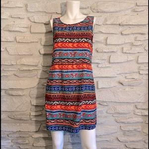 Tribal Like Patterned Dress (size M)